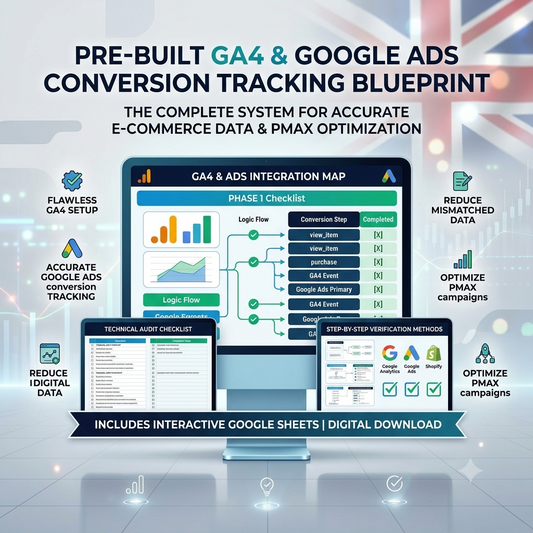 Pre-Built GA4 & Google Ads Tracking Blueprint for Shopify